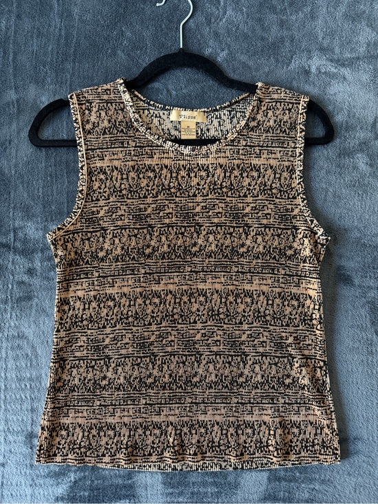 Plisse Tops - ✨Sleeveless Tank Top - Neutral Pattern